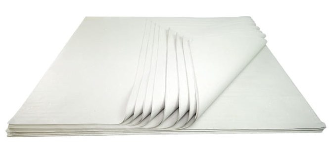 Papier pakowy powl. 30x40cm  op.1000szt.  35g+8 PE  biały  BS