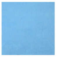 Serwetki 33x33cm  skł. 3-warst.  op.20 szt. błękitna  SLC0001600