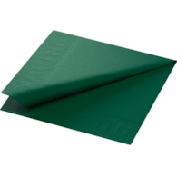Serwetki 33x33cm  skł. 2-warst.  zielone ciemne  op.125 szt.   (16)