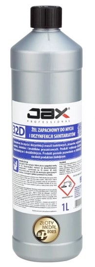 Żel do mycia i dezynfekcji fug i sanitariatów  Jax Professional 32D