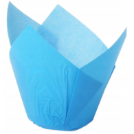 Muffiny  Tulipan   niebieskie  op.200 szt. 160x50