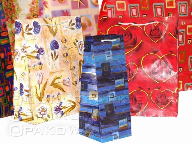 Torebki ozdobne  16x16x6cm - KO   op.10 szt.