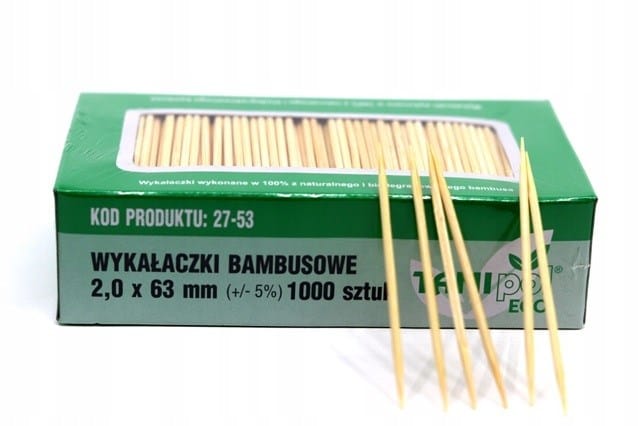 Wykałaczki drewniane - luz   1000szt.