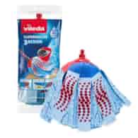 Mop paskowy zapas Vileda SuperMocio 3 Action Velour XXL; niebieski