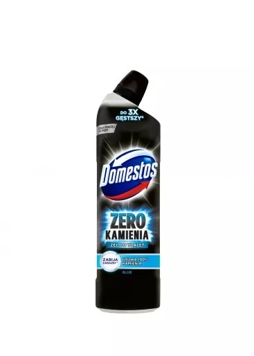 Płyn do WC  Domestos 750ml Zero Kamienia Blue  (kart.12)