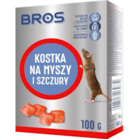 Bros  kostka na myszy i szczury 100g