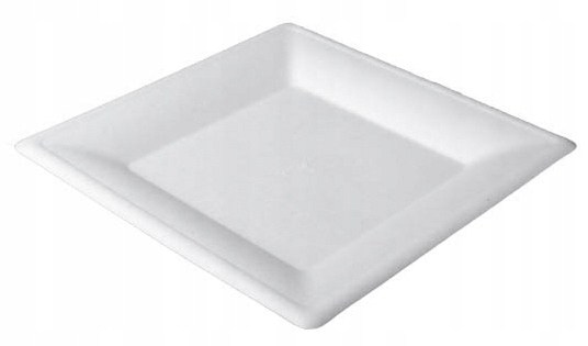 Talerz pulpa kwadrat średni; op.50 szt. 20x20cm   (10) ACFV200