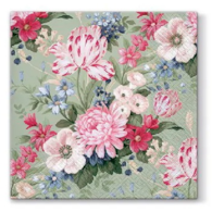 Serwetki 33x33cm  skł. 3-warst.  op.20 szt. Calm Flowers