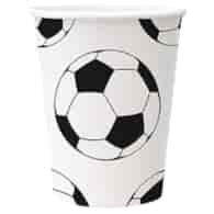 Kubek papier. 250ml  op.8 szt.  - Piłka nożna