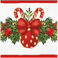 Serwetki - Boże Narodzenie  33x33cm  op.20 szt.  Red Christmas Bauble