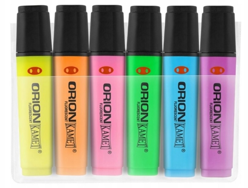 Zakreślacz  Orion Kamet 6-kol.