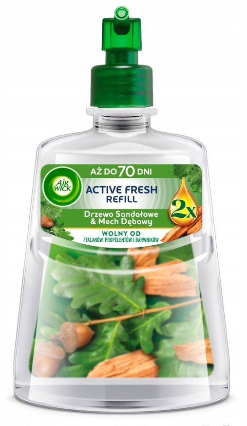 Odświeżacz pow.autom.  Air Wick 24/7 Active Fresh zapas  Drzewo Sandałowe