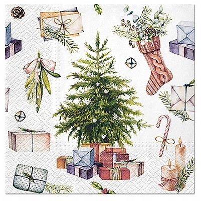 Serwetki - Boże Narodzenie  33x33cm  op.20 szt.  Christmas at Home