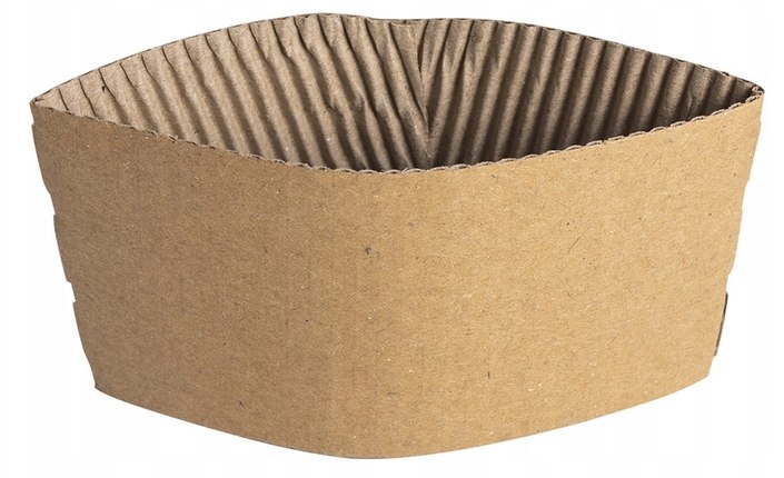 Opaska tekt.brąz. na kubek 300-400ml   op.40 szt. (10) 72306