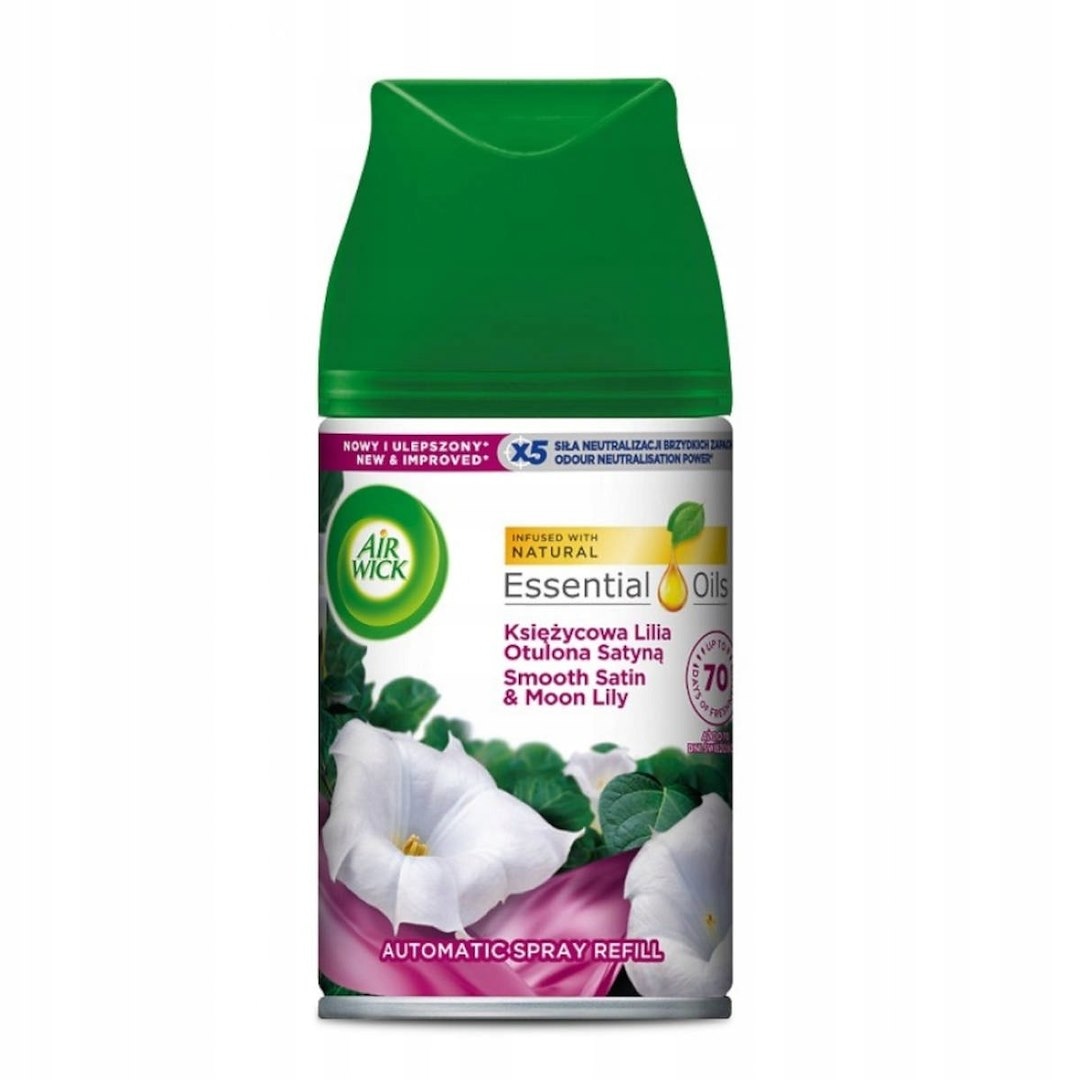Odświeżacz pow.autom.  Air Wick Freshmatic 250ml zapas  Księżycowa Lilia