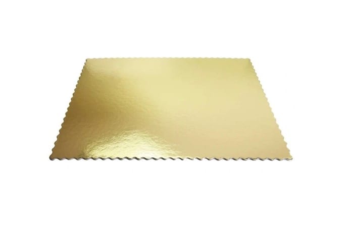 Podkład prostok. 21x29.7cm  op.25 szt.  karbowany - złoty