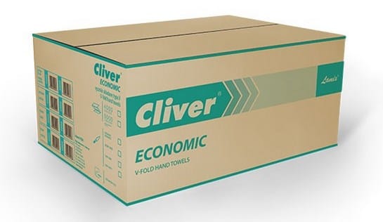 Ręcznik Z-Z Szary 4000 listków  Economic Cliver 2226