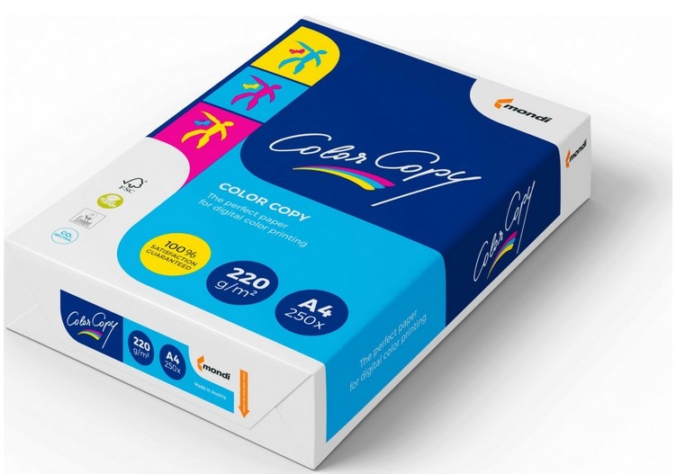 Papier ksero A4 220g  ColorCopy -satynowy  op.250 szt.