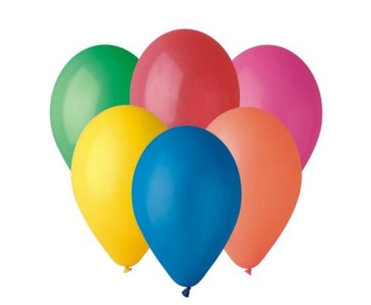 Balon 10  op.100 szt.  mix kol.
