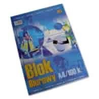 Blok biurowy A4 100k.; kratka  Budget