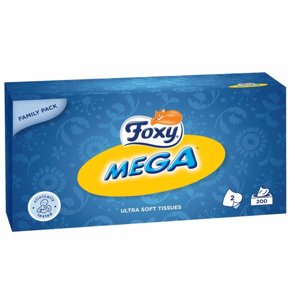 Chusteczki higieniczne kartonik Foxy Mega    op-200szt.