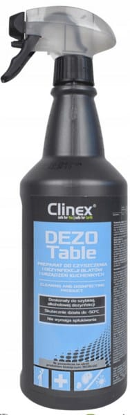 Płyn do dezynfekcji  blatów  Clinex Dezo Table 1l (12)