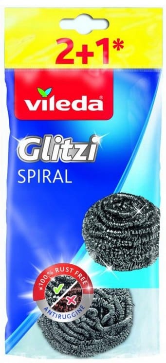 Druciak spiralny Vileda Glitzi Spiral Inox 2+1