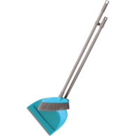 Zmiotka + szufelka na kiju Leniuch z gumką