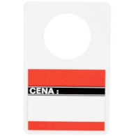 Cenówki laminowane na butelkę   op.20 szt.