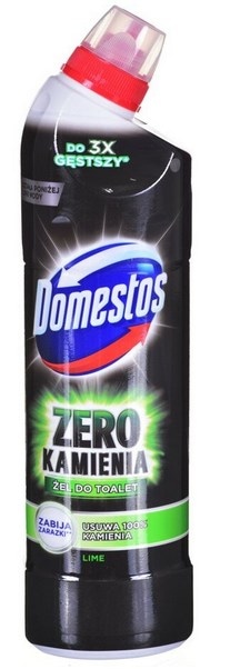 Płyn do WC  Domestos 750ml Zero Kamienia Zielony   (kart.12)  **