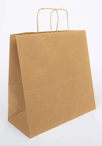 Torba papier.brązowa 54x14x44cm; u.skręcane  (200) C11