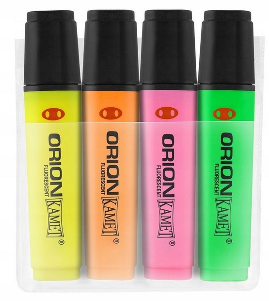 Zakreślacz  Orion Kamet 4-kol.