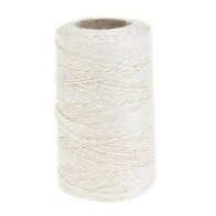 Nici lniane - dratwa biała 0.25kg (zgrz.8)
