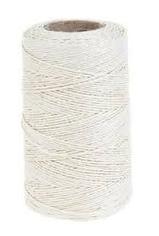Nici lniane - dratwa biała 0.25kg (zgrz.8)