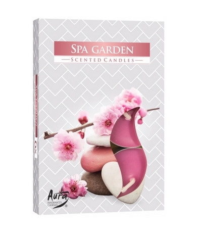 Świeczki-podgrzewacze zapachowe  op.6 szt. p15-254  ogród spa; Aura