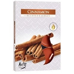 Świeczki-podgrzewacze zapachowe  op.6 szt. p15-65 cynamon; Aura