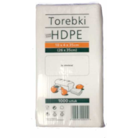 Worki HDPE 18x35cm  op.1000 szt. (10)   /0.975kg 6mic    S ++