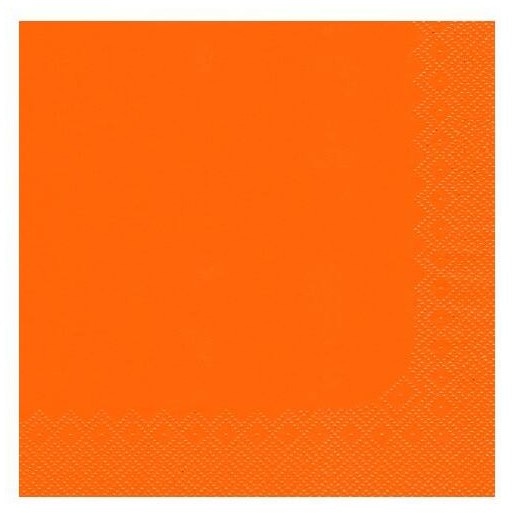 Serwetki 33x33cm  skł. 3-warst.  op.20 szt. pomarańczowa  SLC00300