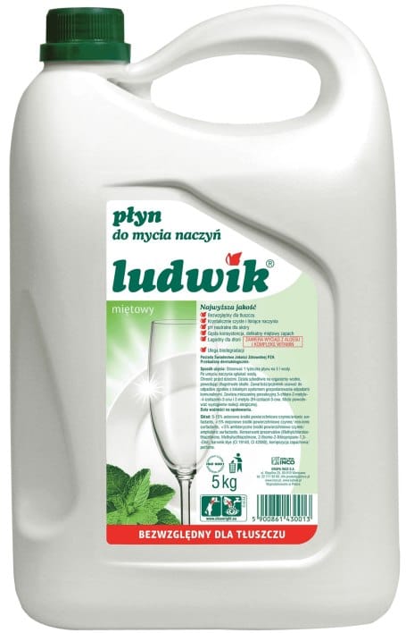 PŁYN DO NACZYŃ   LUDWIK   5 l mięta