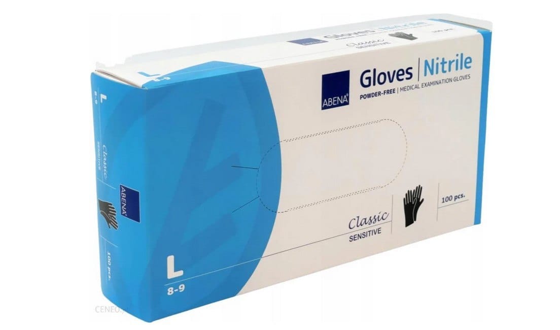 Rękawice nitrylowe  L  100szt.  czarne