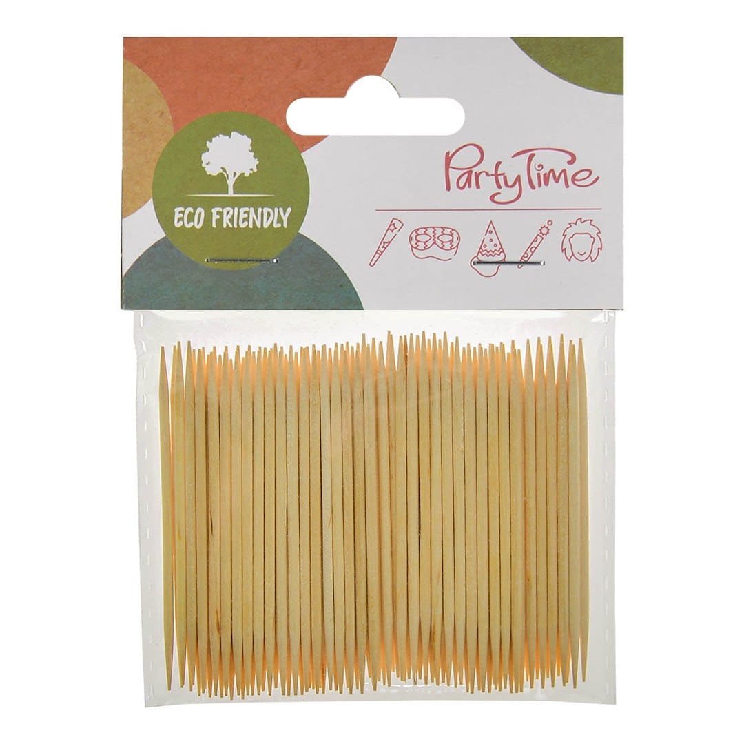 Wykałaczki drewniane;  op.100 szt.