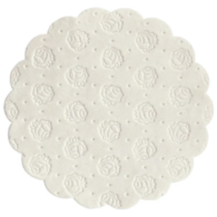 Serwetka FI  9cm   9-warst  op.500 szt. biała