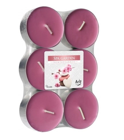 Świeczki-podgrzewacze zapachowe, duże  op.6 szt. p35-6-254 S6 ogród SPA; Aura