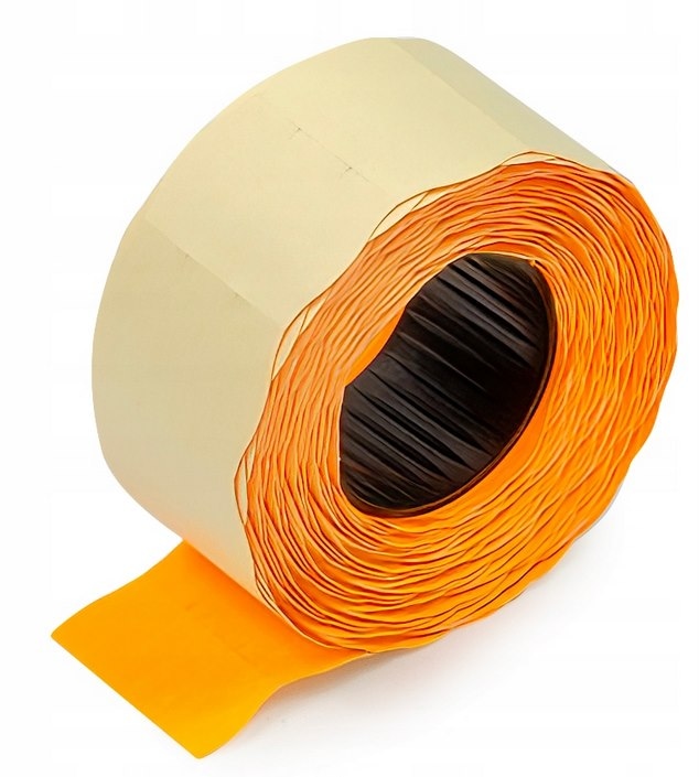 Taśma 26x16 dw.pomarańcz., fluor fala Meto2 III