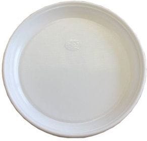 Talerz plast. 1-dz. 22cm PP  op.100 szt. (12/k)  10g  REUSE