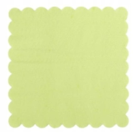Serwetki 15x15cm ząb. tł.  op.120 szt. (80) lemonka 11-05 (j.zielone)