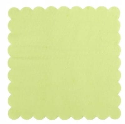 Serwetki 15x15cm ząb. tł.  op.120 szt. (80) lemonka 11-05 (j.zielone)