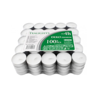 Świeczki - podgrzewacz  op.100 szt. Aura  PF10 Deko Premium 4h