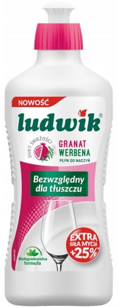 Płyn do naczyń Ludwik 0,45l  Ludwik granat z werbeną