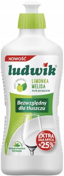 Płyn do naczyń Ludwik 0,45l limonka z melisą
